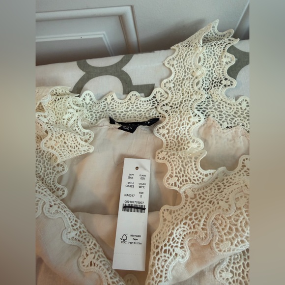 J.Crew Lace-trim shift dress NWT Size 2 - Picture 8 of 10